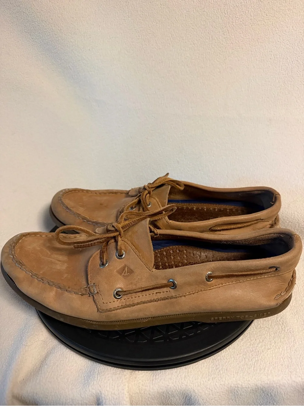 Sperry Tan Leather Men’s Boat Shoes sz 13